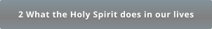 2 What the Holy Spirit does in our lives